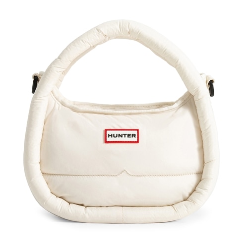 HUNTER ハンター フレイムド パファー ミディ ホーボー