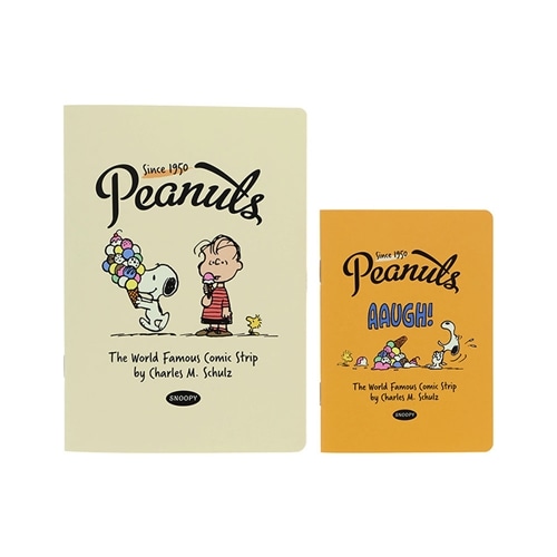 スヌーピー PEANUTS ノートセットB6・B7 アメリカンテイスト(アイス
