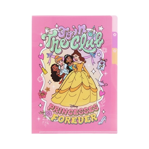 ディズニー　プリンセス　6ポッケト　クリアファイル　5点セット Disney(ディズニー) ディズニープリンセス クリアファイルA5(集合