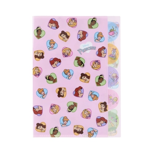 Disney(ディズニー) ディズニープリンセス ダイカットクリアファイル5P