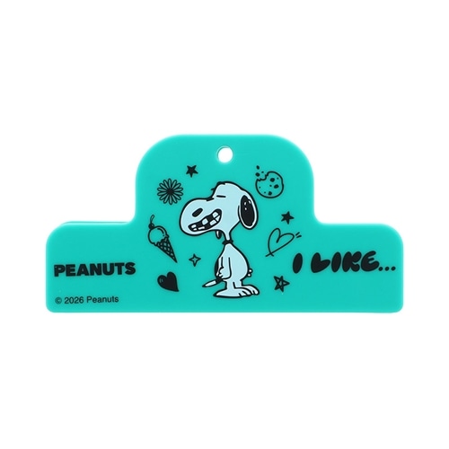 スヌーピー PEANUTS マグネットクリップ PEANUTS I LIKE…(ピンク