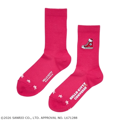 CONVERSE コンバース × HELLO KITTY ハロー キティ ソックス(ピンク