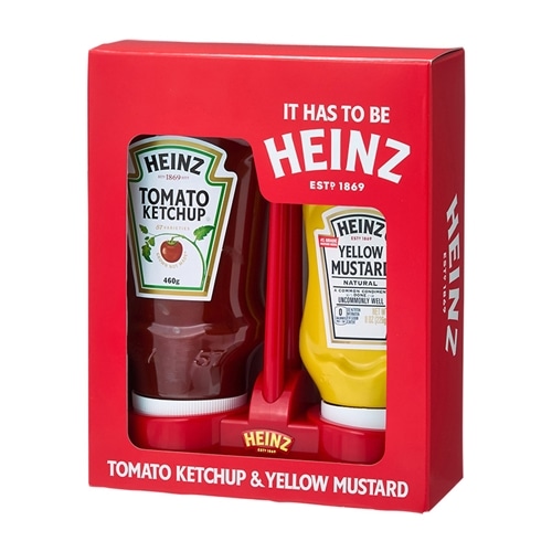 けるちゃ HEINZ ハインツ 逆さケチャップ＆マスタードセット(チャップ