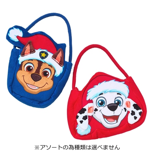 パウ・パトロール クリスマスフェイスバッグ ※アソートの為種類は選べ