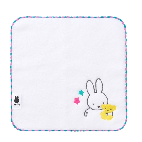 ミッフィー Miffy ふわふわ 刺しゅうハンカチーフ(フェイス