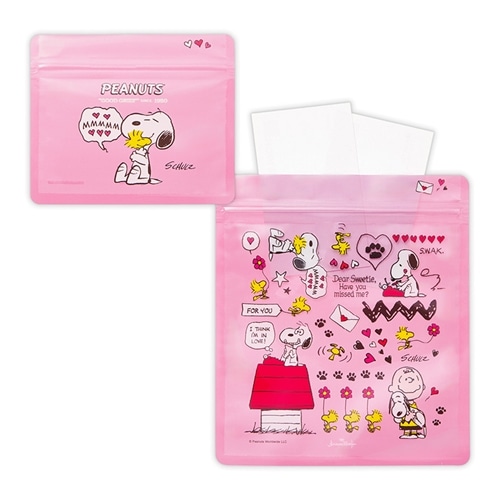 スヌーピー PEANUTS ジッパーバッグセット(ハグ): 通常| プラザ