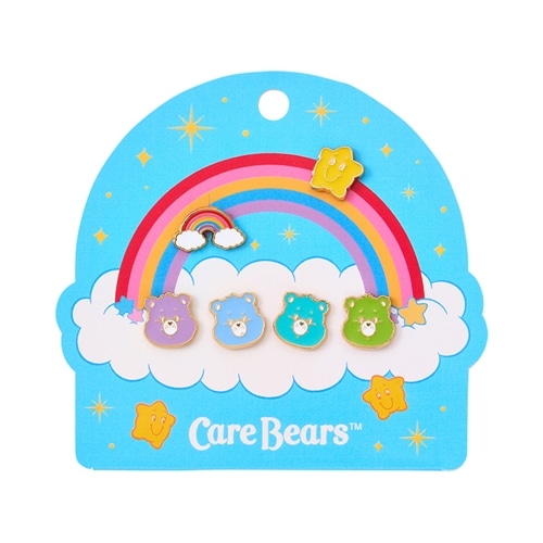 Care Bears ケアベア ピアス6個セット(ピンク): 通常| プラザ