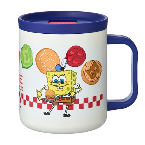 SpongeBob SquarePants スポンジ・ボブ ステンレスマグ(ホワイト