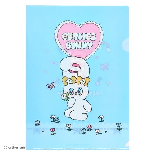 Esther Bunny エスターバニー A4クリアファイル(ピンク): 通常