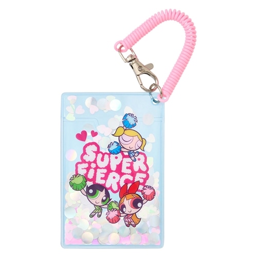 THE POWERPUFF GIRLS パワーパフ ガールズ グリッターパスケース