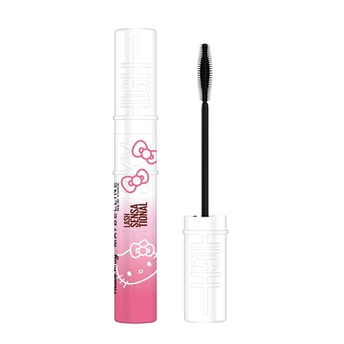 ハローキティ　マスコット付　メイクアップコレクション　マスカラ メイベリン スカイハイ ハローキティコラボ(KT01 ブラック): 通常