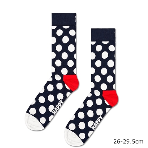 Happy Socks ハッピーソックス クルー丈ソックス ビッグドット(23-25.5