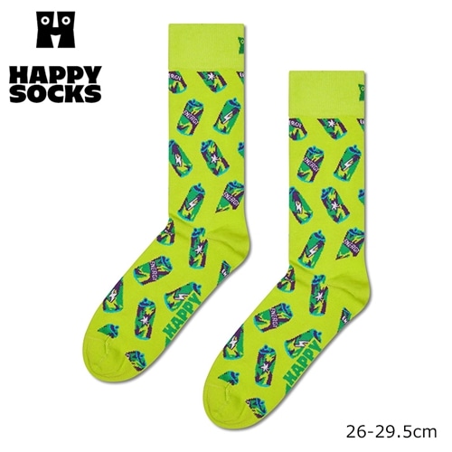 Happy Socks ハッピーソックス クルー丈ソックス エナジードリンク(23