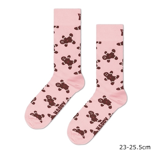 Happy Socks ハッピーソックス クルー丈ソックス ジンジャーブレッド
