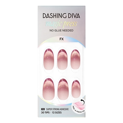 ダッシングディバ マジックプレス ジェルネイルチップ(Rose Fizz