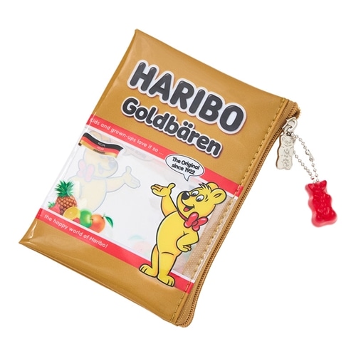 HARIBO ハリボー クリアポーチS(ゴールドベア): 通常| プラザ