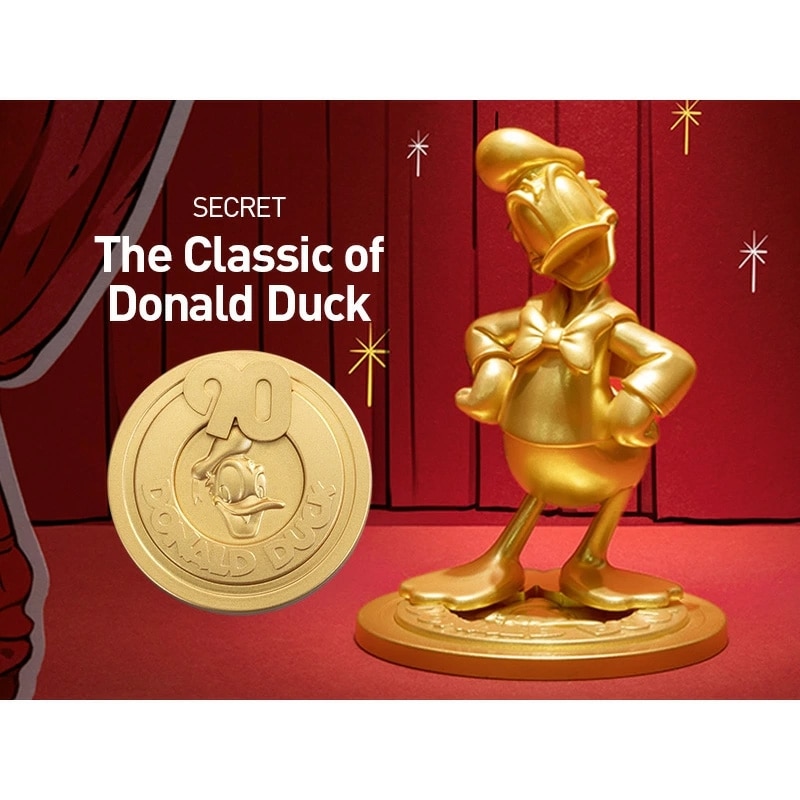 ◉アンティーク◉ディズニー◉ドナルドダック◉シャドーボックス・POPアート◉ POP MART DISNEY Donald Duck 90th Anniversary シリーズ