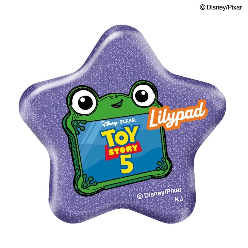 TOY STORY トイ・ストーリー トレーディング星型グリッター缶バッジ