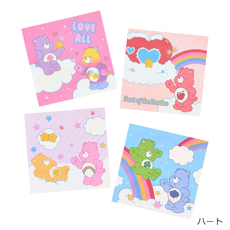 Care Bears ケアベア スクエアメモ(フェイス): 通常| プラザオンライン