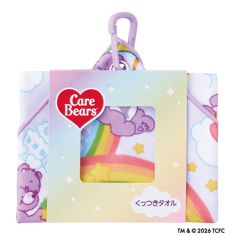 Care Bears ケアベア 全面プリント柄くっつきタオル パターン(オフ