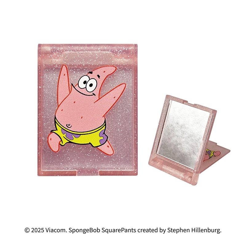 未開封 PLAZA オンラインストア 数量限定 スポンジ・ボブ ガラスプレート SpongeBob SquarePants スポンジ・ボブ シークレットミニミラー
