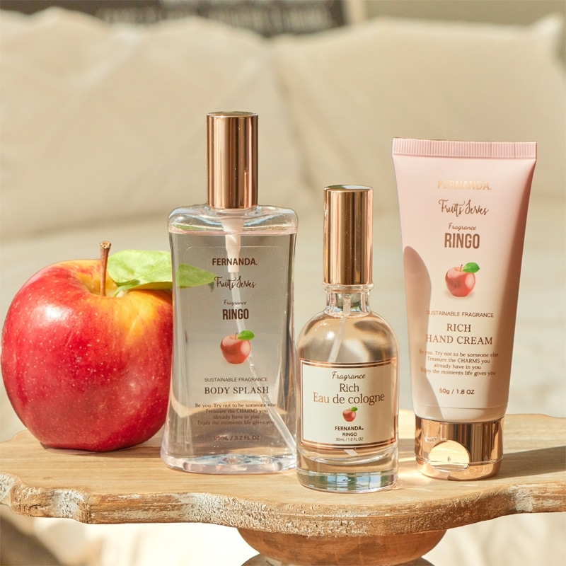 FERNANDA リッチオーデコロン 5本セット りんご メロンスムージー他 リッチオーデコロン（リンゴ）/Rich Eau de Cologne (RINGO