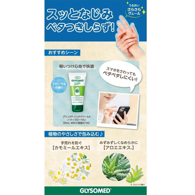 GLYSOMED グリソメド ハンドクリームA ソフト フローラル