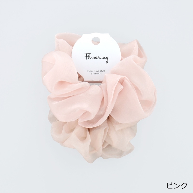 Flowering フラワーリング シュシュ HHS0633(ブルー): 通常| プラザ