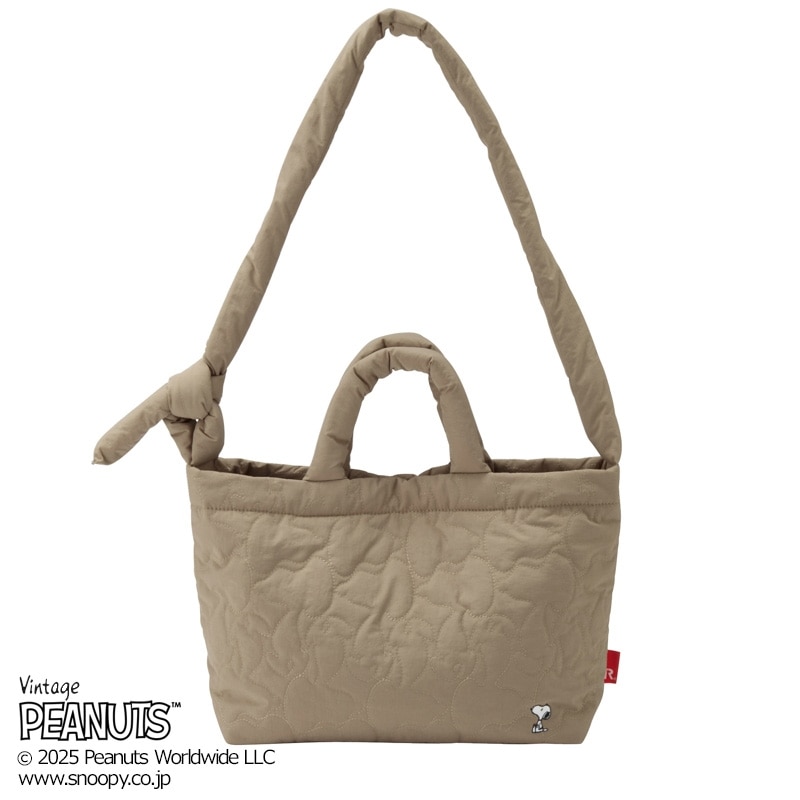 スヌーピー PEANUTS ROOTOTE ルートート キルト2WAYトートショルダー