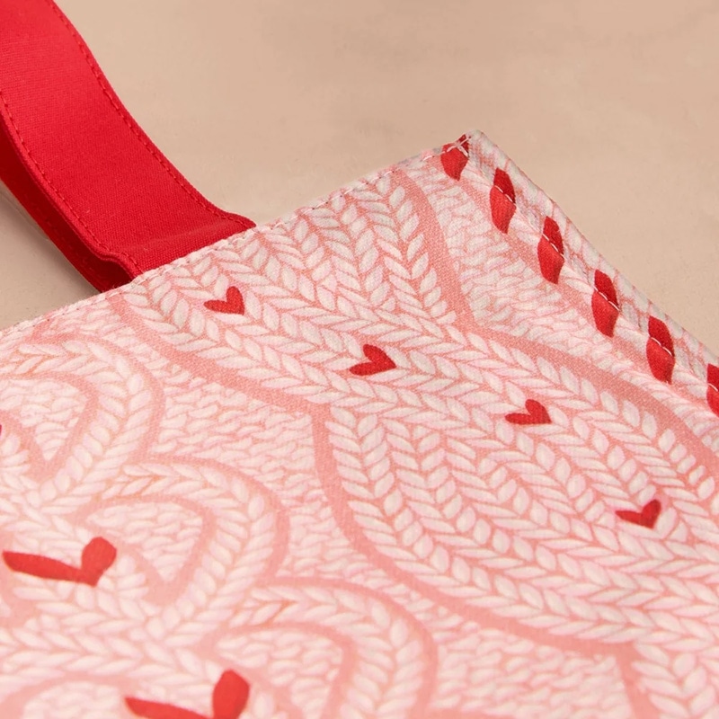 Cath Kidston キャスキッドソン リボン ブックバッグKnit Print(Knit