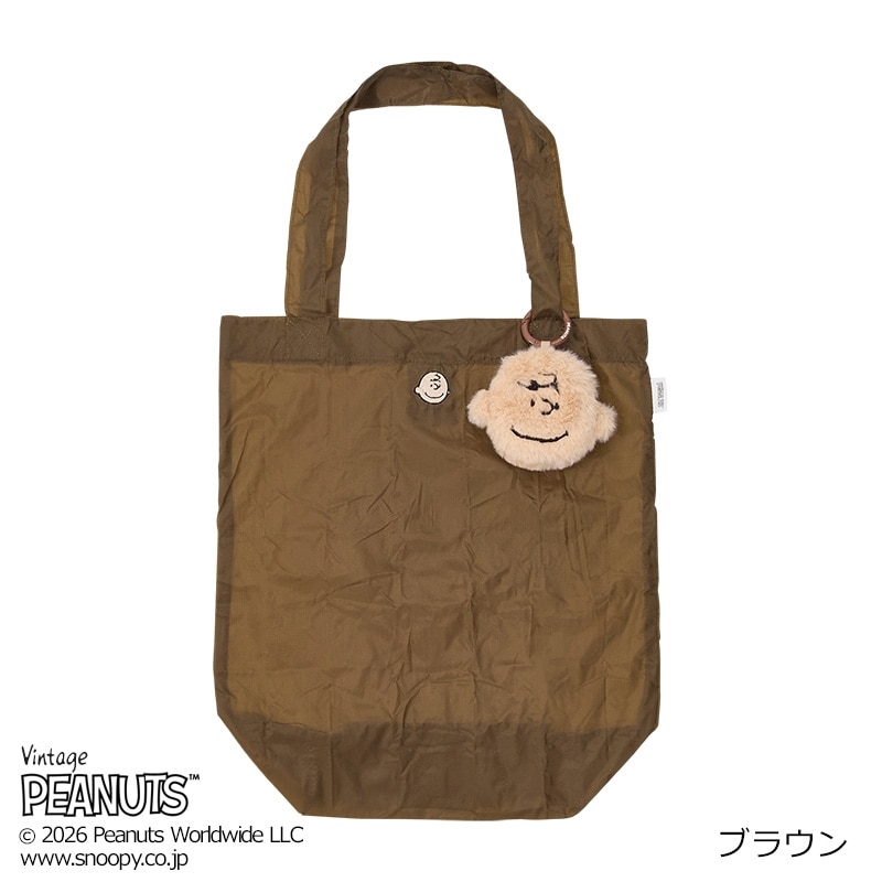 スヌーピー PEANUTS チャームインバッグ(スヌーピー/ホワイト): 通常