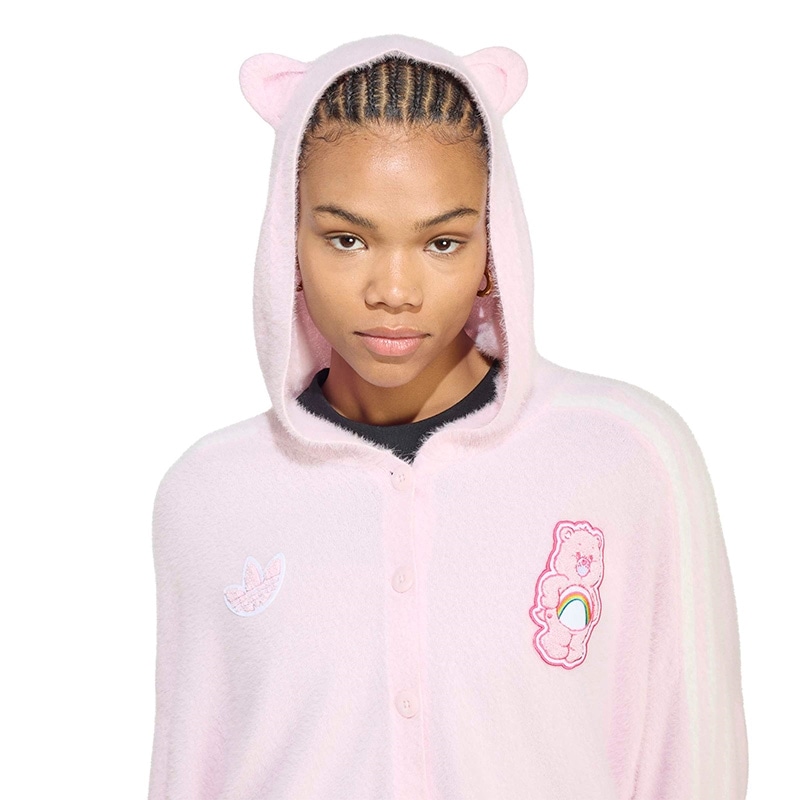 adidas アディダス × Care Bears ケアベア フルジップ パーカー クリア