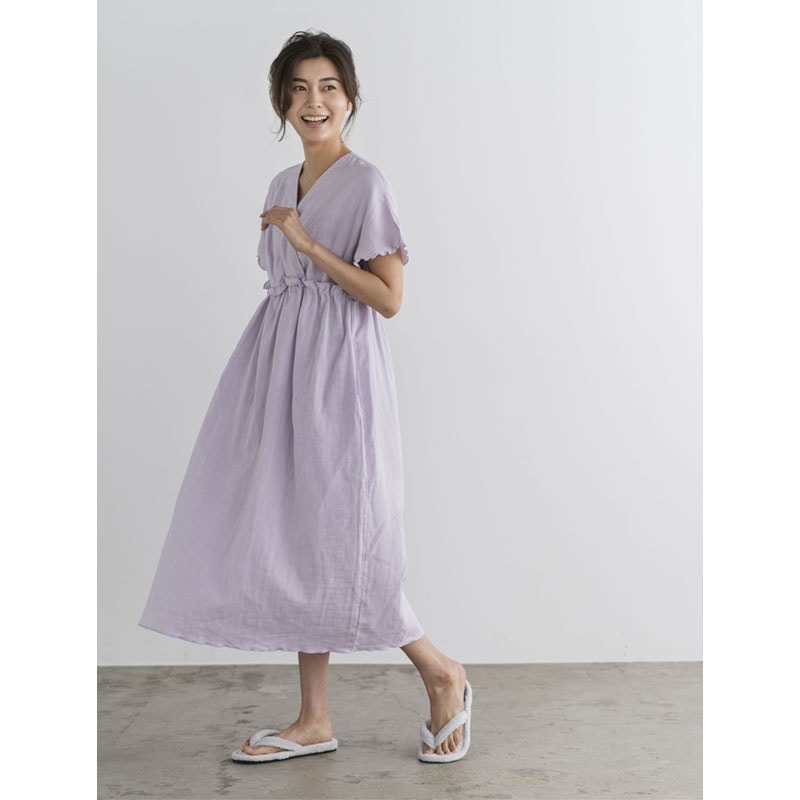 お値下げ　cococi beautyシャルロット ガーゼカシュクールワンピース ココチビューティー（cococi beauty）/ココチビューティ