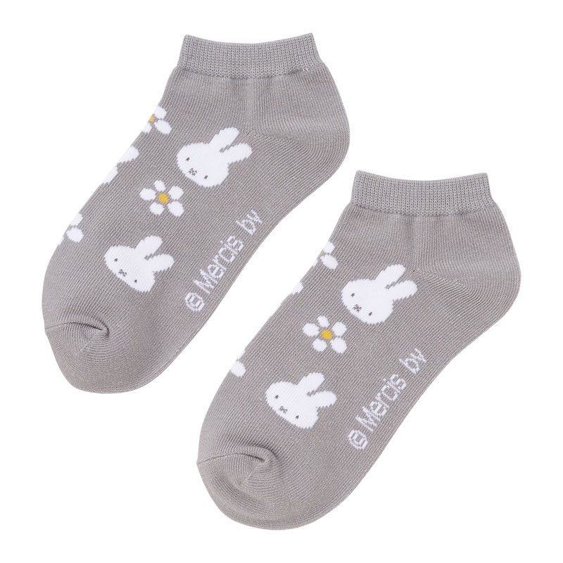 ミッフィー Miffy スニーカーソックス お花 2足セット