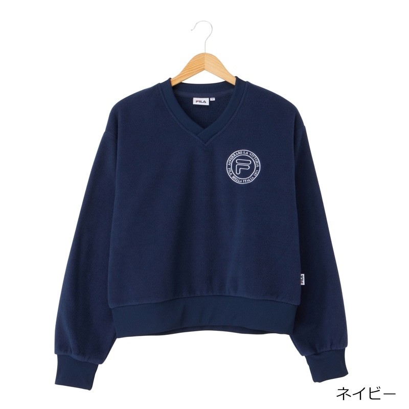 FILA フィラ Vネックフリース