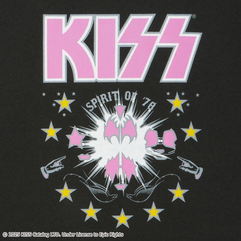 KISS / キッス / Tシャツ スミクロ(スミクロ): 通常| プラザ