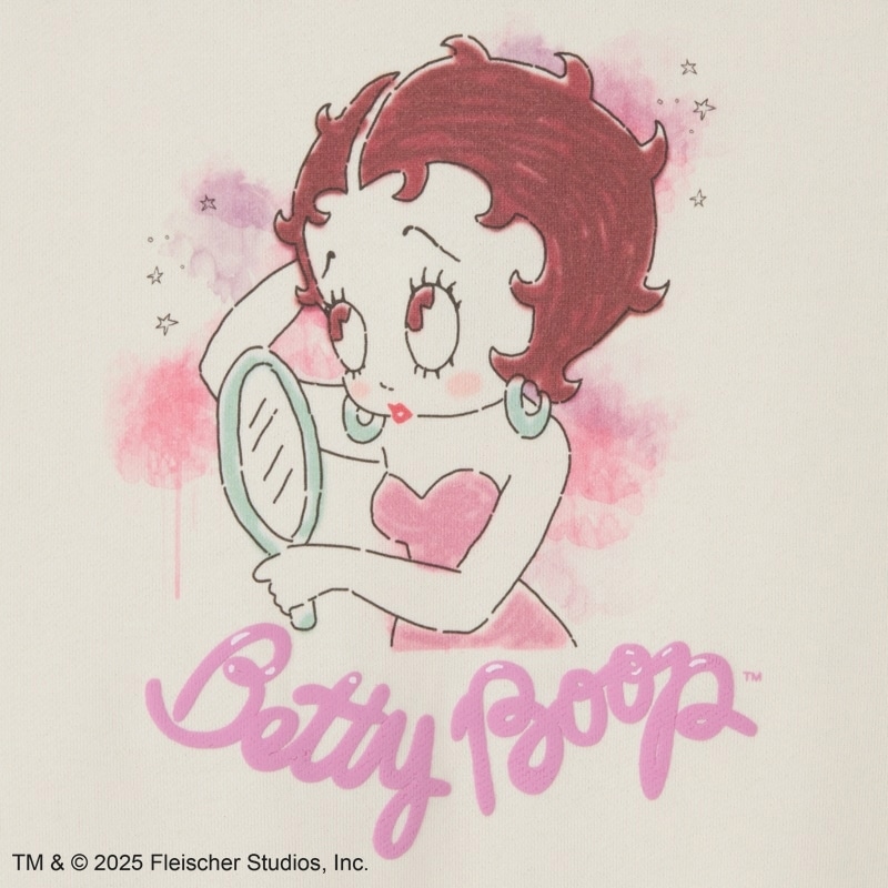 Betty Boop(TM) ベティ ブープ(TM)/オーバーサイズ スウェット