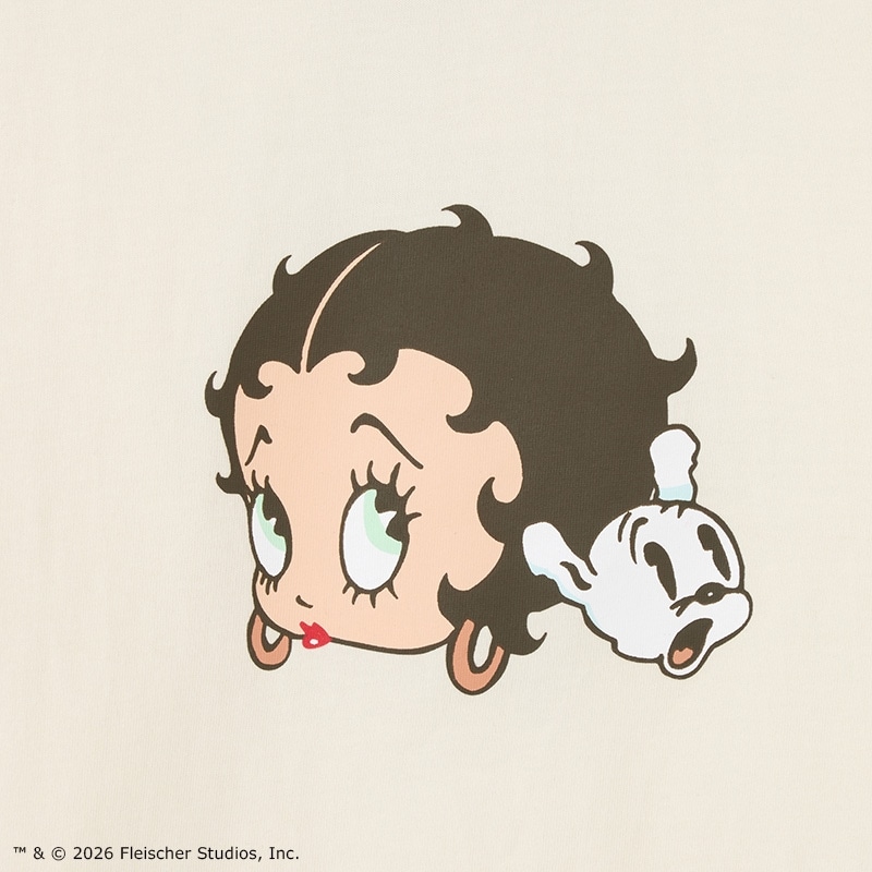 Betty Boop(TM) / ベティー ブープ(TM) Tシャツ バニラホワイト