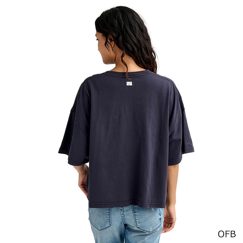 BILLABONG ビラボン ウィメンズ GRAPHIC WIDE LOOSE CROPPED Tシャツ