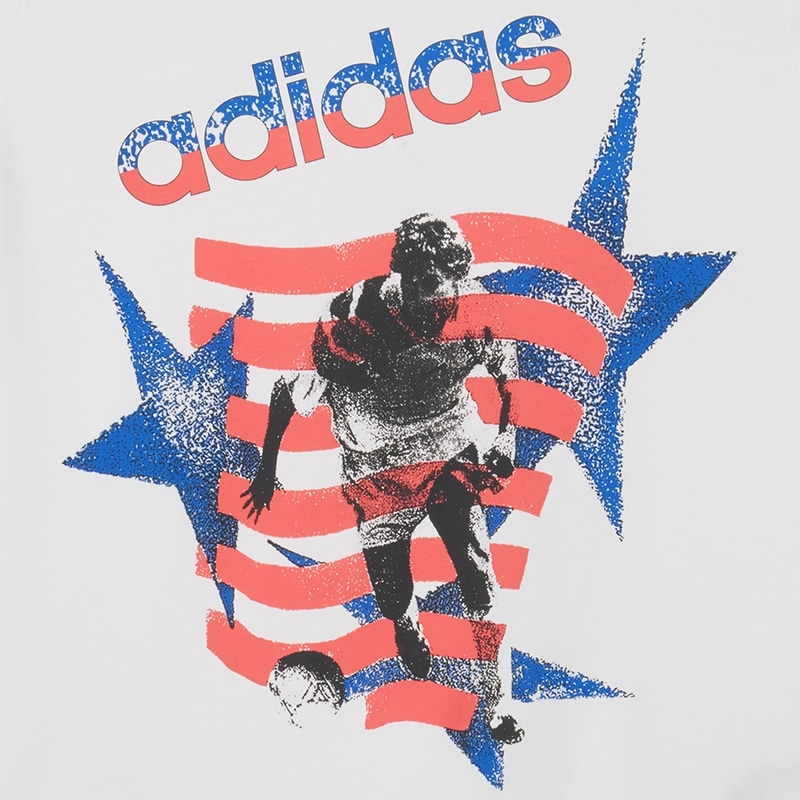 adidas アディダス フロントTシャツ(ホワイト): 通常| プラザ