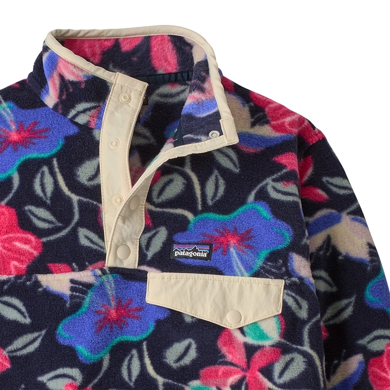 パタゴニア　キッズ　総柄　スナップt Patagonia パタゴニア キッズ・ライトウェイト・シンチラ・スナップT