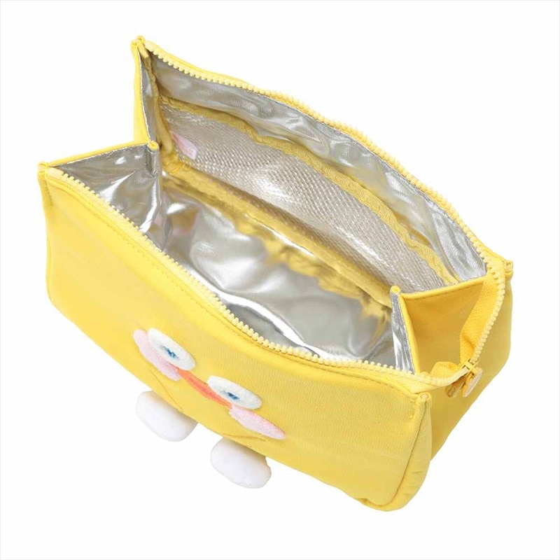 U】フラップ付きポーチ＆ボックスポーチ（チョコ）2点セット U