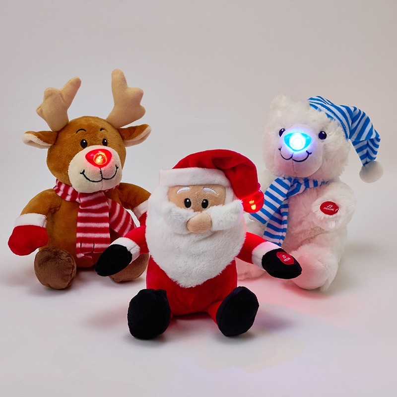 クリスマスファー付きぬいぐるみ プライズ】 「初音ミク」がクリスマスを彩る♪ 今年は2色のふわふわ