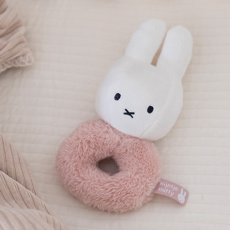 ミッフィー Miffy ラトル フラッフィー(ブルー): 通常| プラザ