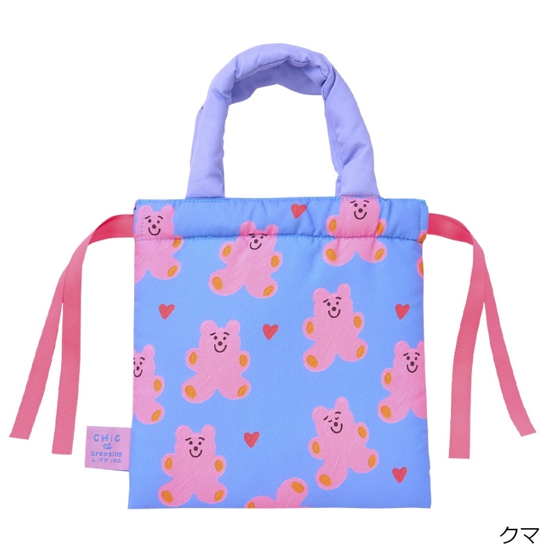 Chic シック クッション巾着(クマ): 通常| プラザオンラインストア