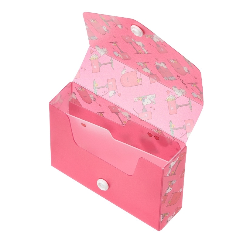 スヌーピー PEANUTS カードケース(ベージュ): 通常| プラザオンライン