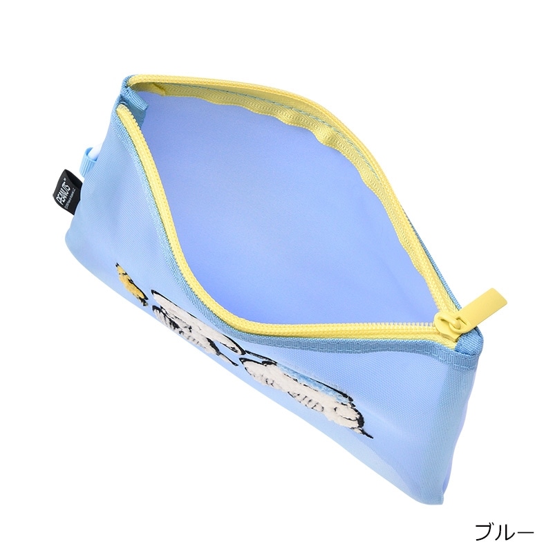 スヌーピー PEANUTS サガラ刺繍メッシュポーチ PEANUTS