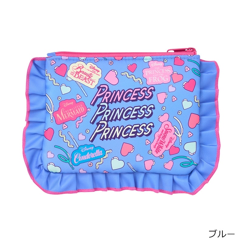 Disney(ディズニー) ディズニープリンセス フリルポーチ(ピンク): 通常