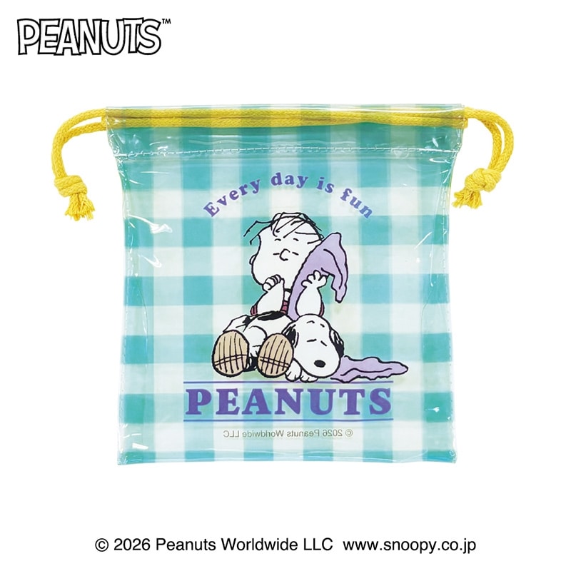 スヌーピー PEANUTS シークレットPVC巾着※種類は選べません(PVC巾着
