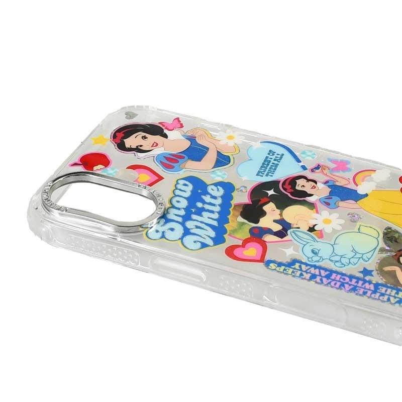 【SKINNYDIP】iphoneケース シンデレラ 馬車 DISNY iPhone14/15/16シリーズ用 ケース シンデレラ ホロステッカー